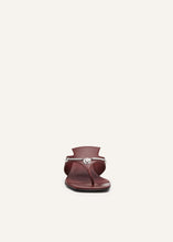 Load image into Gallery viewer, RE25 SANDALS LEATHER BURGUNDY
