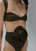 Load image into Gallery viewer, RE25 SWIM BRA 02 GREEN
