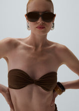 Load image into Gallery viewer, RE25 SWIM BRA 03 BROWN
