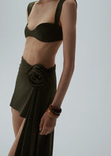 Load image into Gallery viewer, RE25 SWIM SKIRT 01 GREEN
