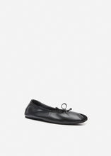 Load image into Gallery viewer, RE26 BALLET FLATS BLACK LEATHER
