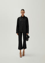 Load image into Gallery viewer, SS24 DENIM 02 SHIRT BLACK
