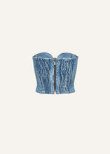 Load image into Gallery viewer, SS24 DENIM 07 CORSET LIGHT BLUE
