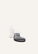 Load image into Gallery viewer, SS24 FLAT SANDALS PVC BLACK CREAM

