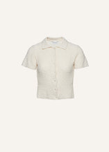 Load image into Gallery viewer, SS24 KNITWEAR 10 SHIRT CREAM
