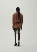 Load image into Gallery viewer, SS24 LEATHER 02 SHORTS BROWN
