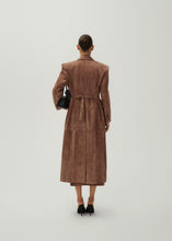 Load image into Gallery viewer, SS24 LEATHER 03 COAT BROWN
