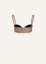 Load image into Gallery viewer, SS24 LEATHER 05 TOP BRA BROWN
