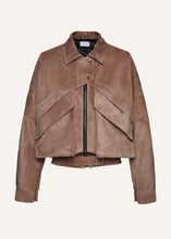 Load image into Gallery viewer, SS24 LEATHER 08 JACKET BROWN
