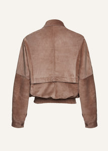 SS24 LEATHER 08 JACKET BROWN
