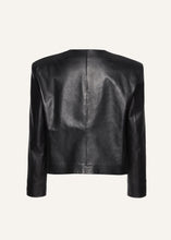 Load image into Gallery viewer, SS24 LEATHER 11 JACKET BLACK
