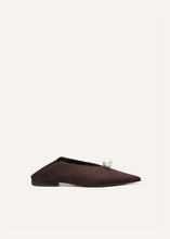 Load image into Gallery viewer, SS25 BALLET FLATS BROWN PEARL
