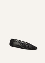 Load image into Gallery viewer, SS25 BALLET FLATS KNIT BLACK
