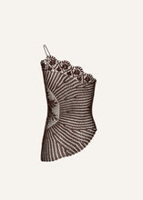 Load image into Gallery viewer, SS25 CROCHET 04 TOP BROWN
