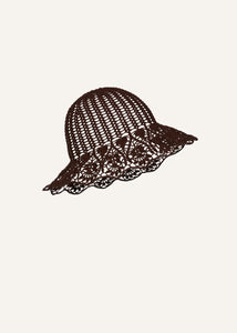 SS25 CROCHET 05 HAT BROWN