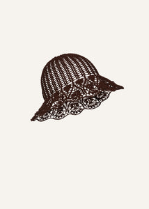 SS25 CROCHET 05 HAT BROWN