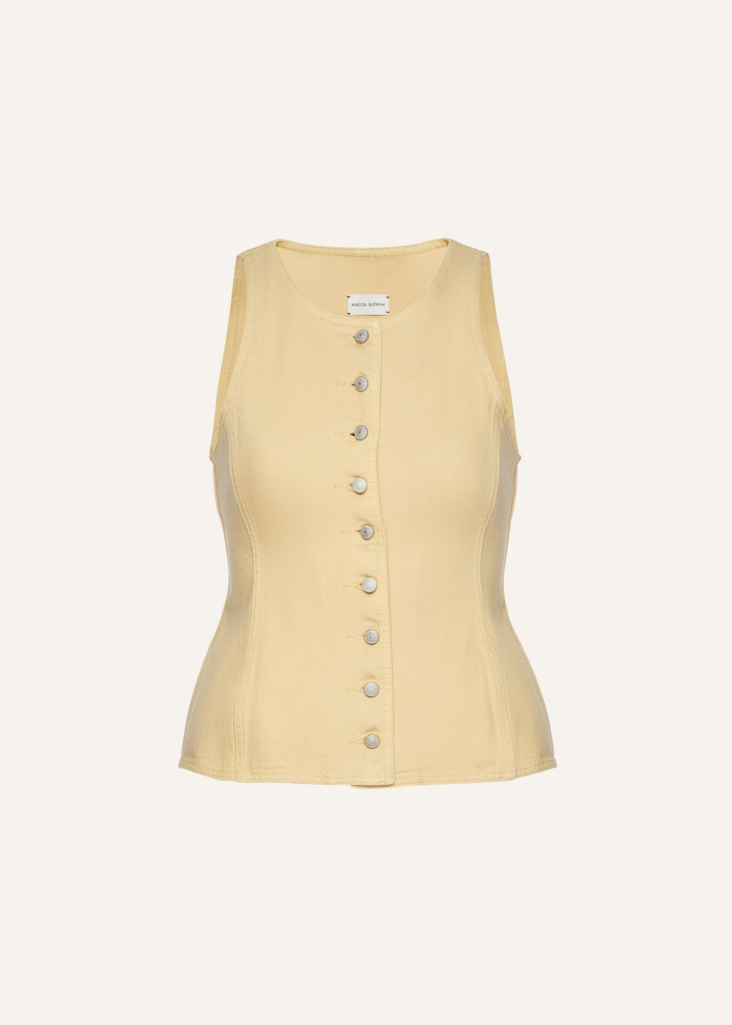 SS25 DENIM 01 VEST BEIGE