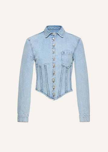 SS25 DENIM 05 SHIRT LIGHT BLUE