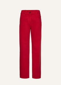 SS25 DENIM 06 PANTS RED