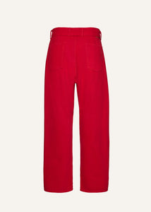 SS25 DENIM 08 PANTS RED