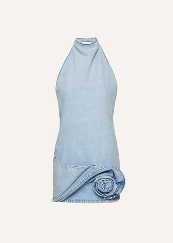 SS25 DENIM 12 DRESS LIGHT BLUE