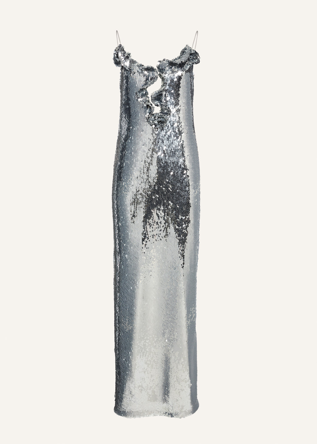 SS25 DRESS 01 SILVER SEQUINS