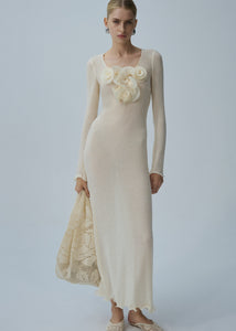 SS25 DRESS 02 BEACH CREAM
