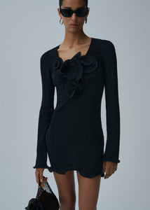 SS25 DRESS 03 BEACH BLACK