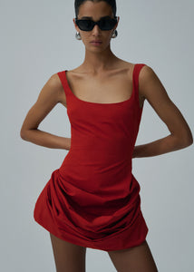 SS25 DRESS 27 RED