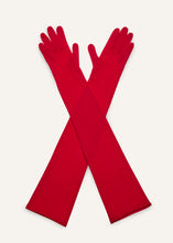 Load image into Gallery viewer, Mesh gloves in red
