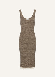 SS25 KNITWEAR 01 DRESS BROWN