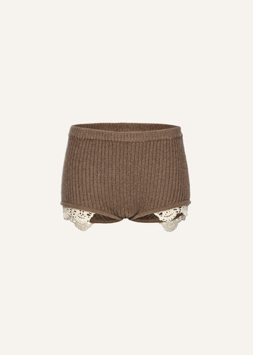 SS25 KNITWEAR 08 SHORTS BEIGE