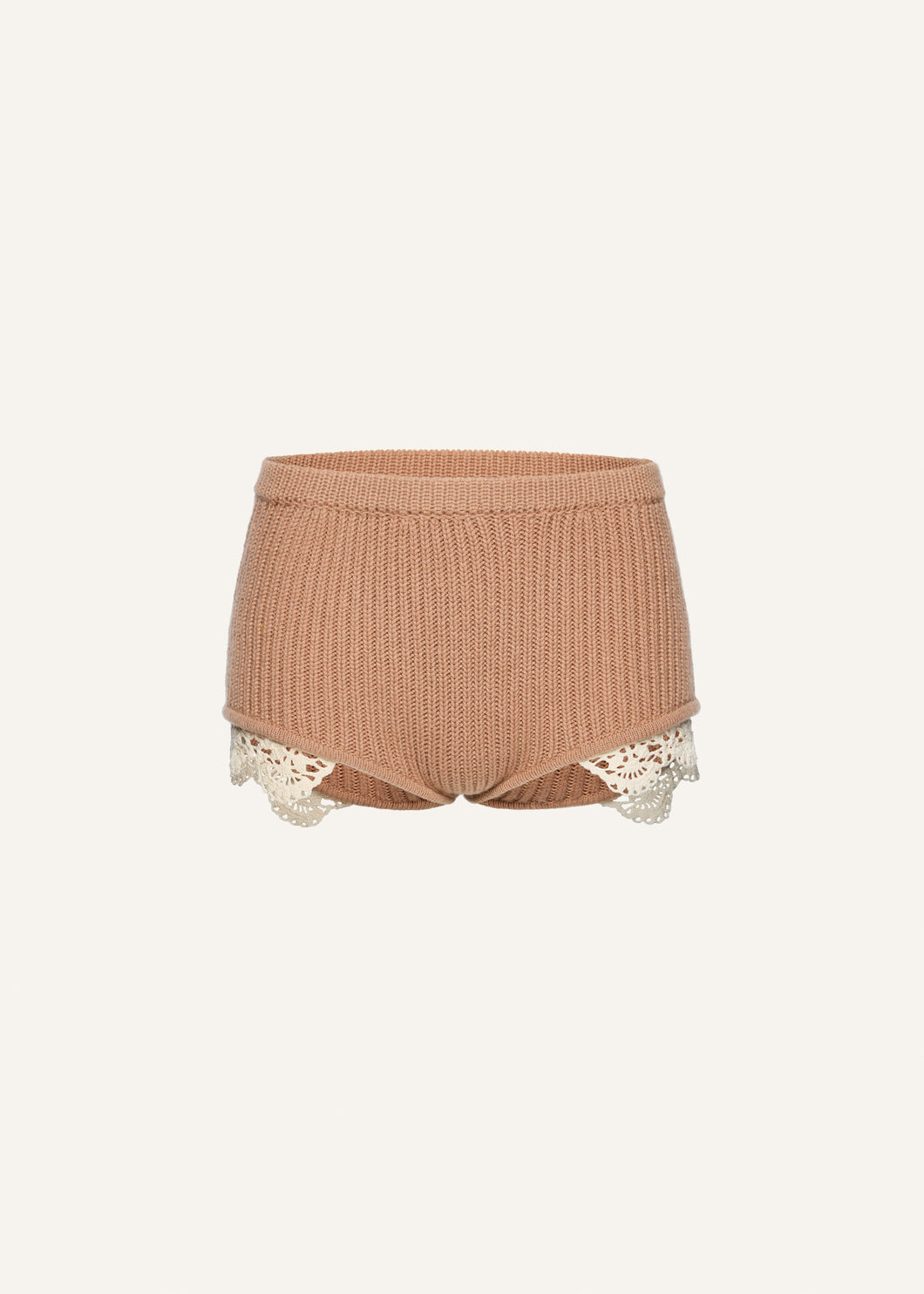 SS25 KNITWEAR 08 SHORTS CARAMEL