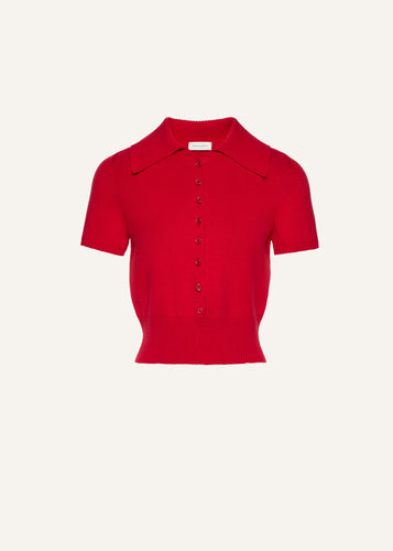 SS25 KNITWEAR 13 SWEATER RED