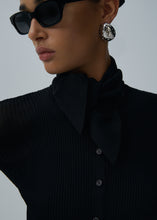 Load image into Gallery viewer, SS25 KNITWEAR 14 CARDIGAN BLACK
