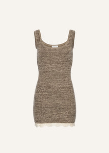 SS25 KNITWEAR 15 DRESS BEIGE