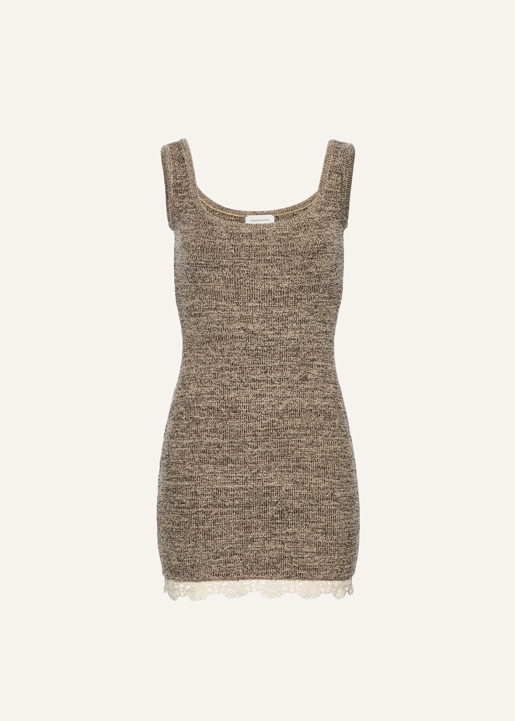 SS25 KNITWEAR 15 DRESS BEIGE