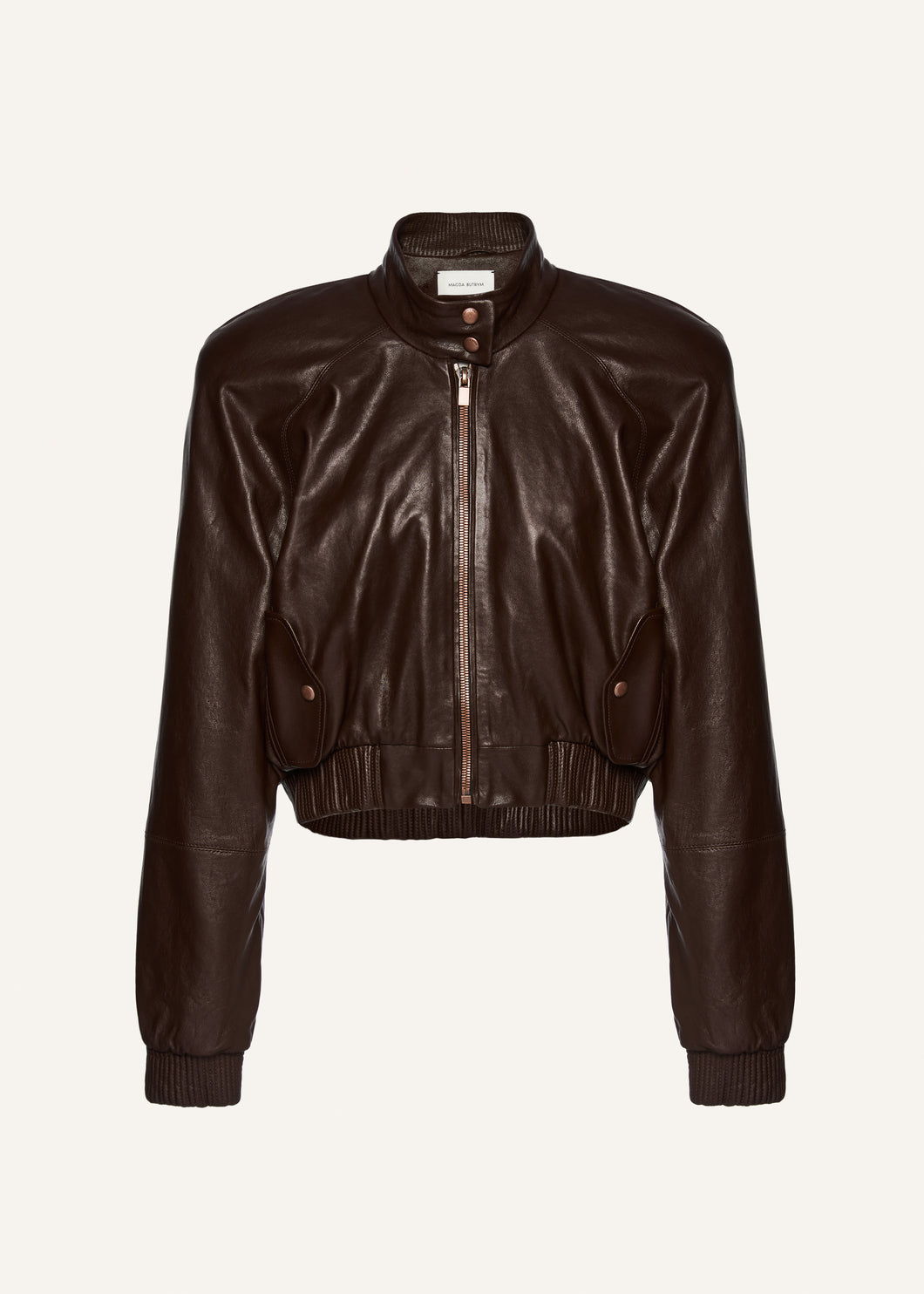 SS25 LEATHER 19 JACKET BROWN