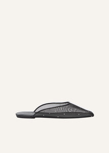 SS25 MULE FLATS BLACK