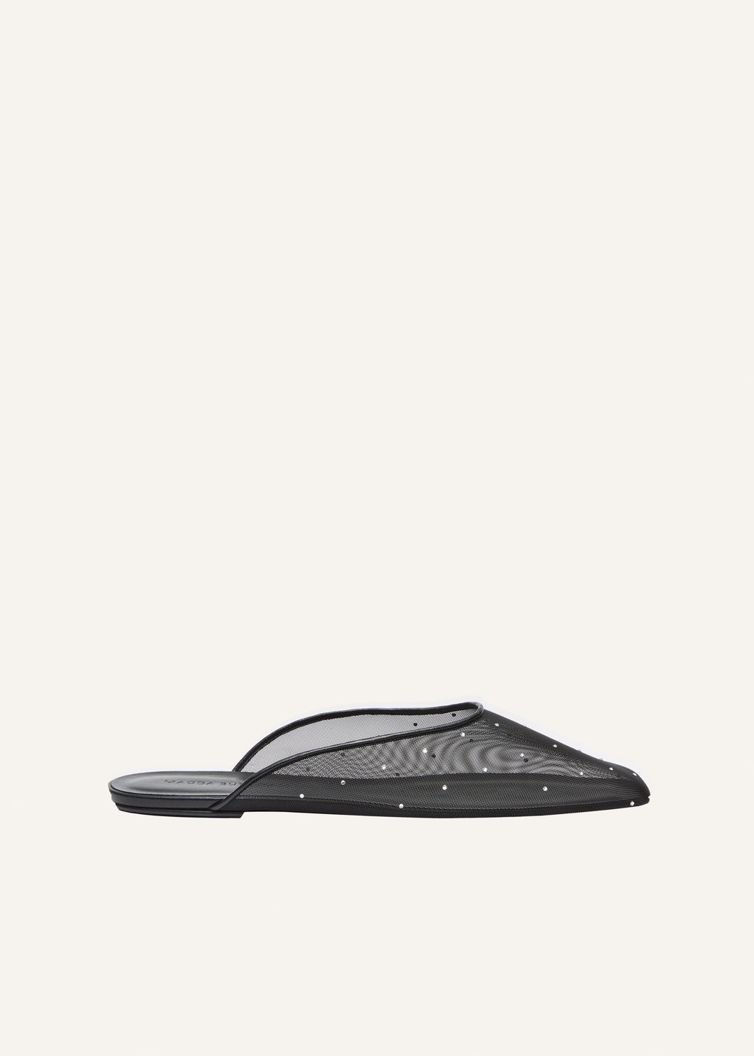 SS25 MULE FLATS BLACK