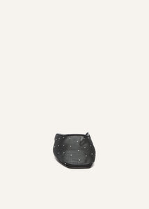 SS25 MULE FLATS BLACK