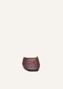 SS25 MULE FLATS BURGUNDY