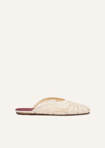 SS25 MULE FLATS CROCHET