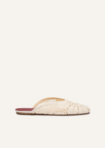 SS25 MULE FLATS CROCHET