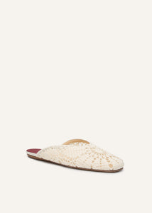 SS25 MULE FLATS CROCHET