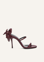 Load image into Gallery viewer, SS25 SANDALS LEATHER BURGUNDY
