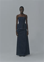Load and play video in Gallery viewer, AW25 DENIM 04 SKIRT NAVY
