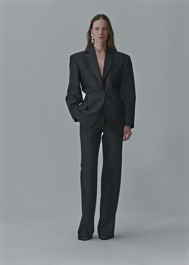 AW25 BLAZER 01 BLACK