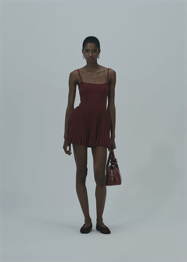 PF25 KNITWEAR 11 DRESS ORANGE