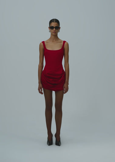 SS25 DRESS 27 RED